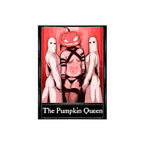 The Pumpkin Queen Tarot Kiss-Cut Vinyl Decal
