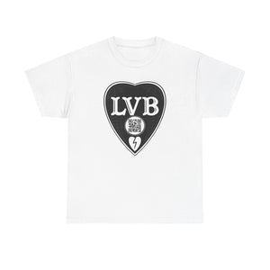 LVB Art Black & White Planchette Unisex Heavy Cotton Tee