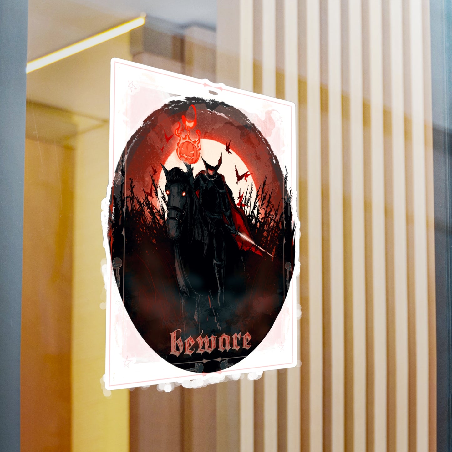 Headless Horseman Kiss-Cut Vinyl Decal