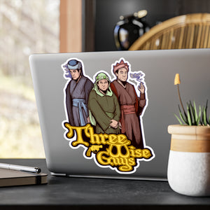 Three Wise Guys Kiss-Cut Vinyl Decal