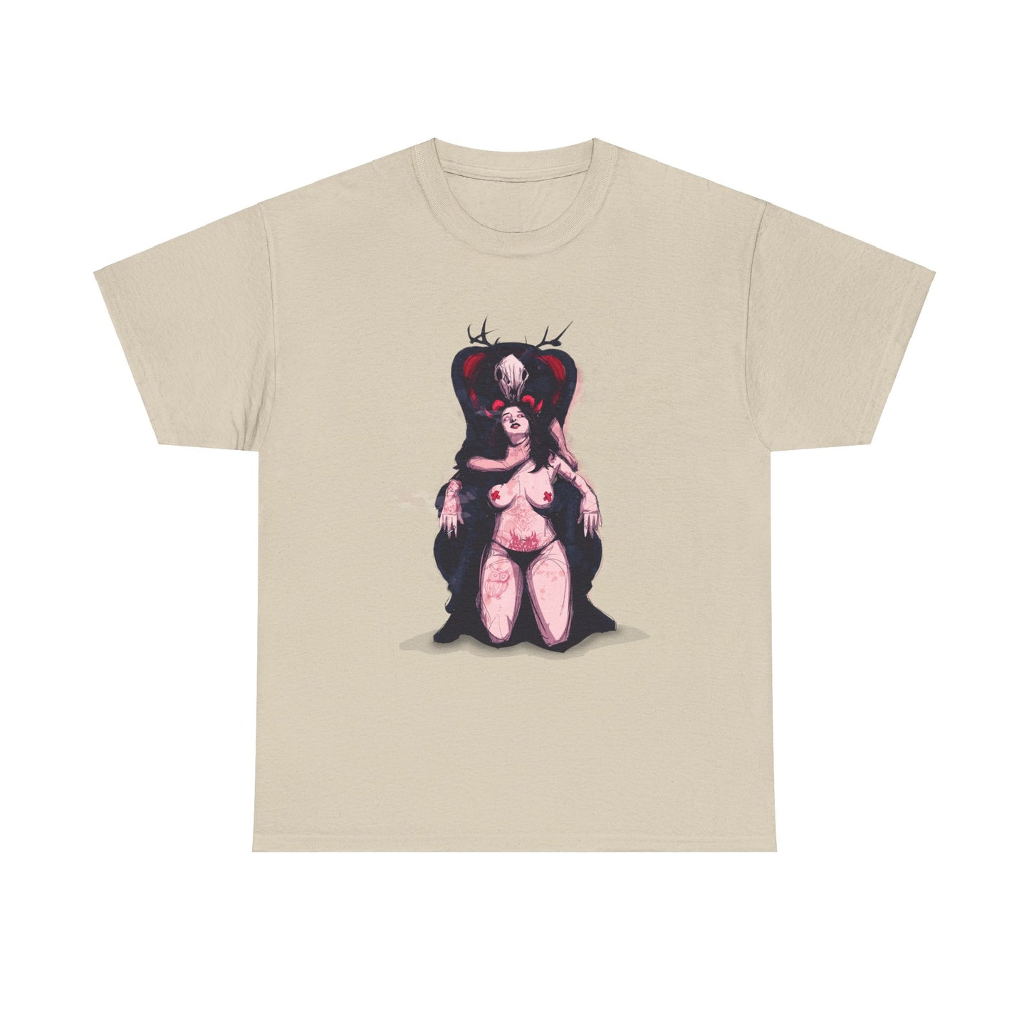 Deer Daddy Series 7: Daddy v Demoni  Unisex Heavy Cotton Tee