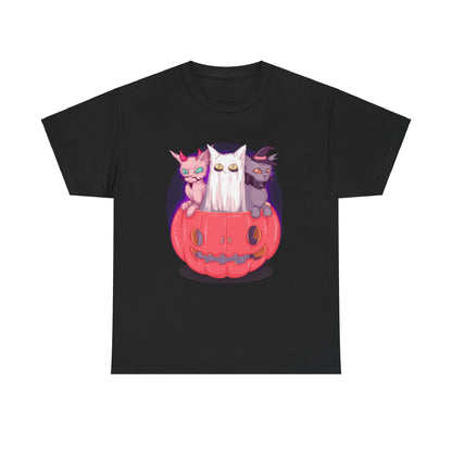 Meow-lloween Unisex Heavy Cotton Tee