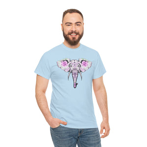 Sugar Skull Elephant Unisex Heavy Cotton Tee