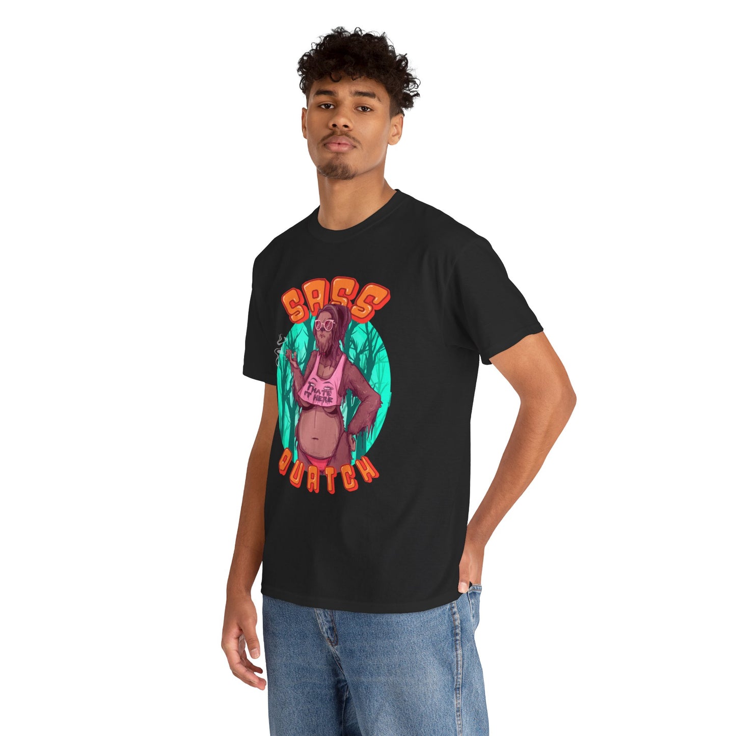 Sass Quatch Unisex Heavy Cotton Tee