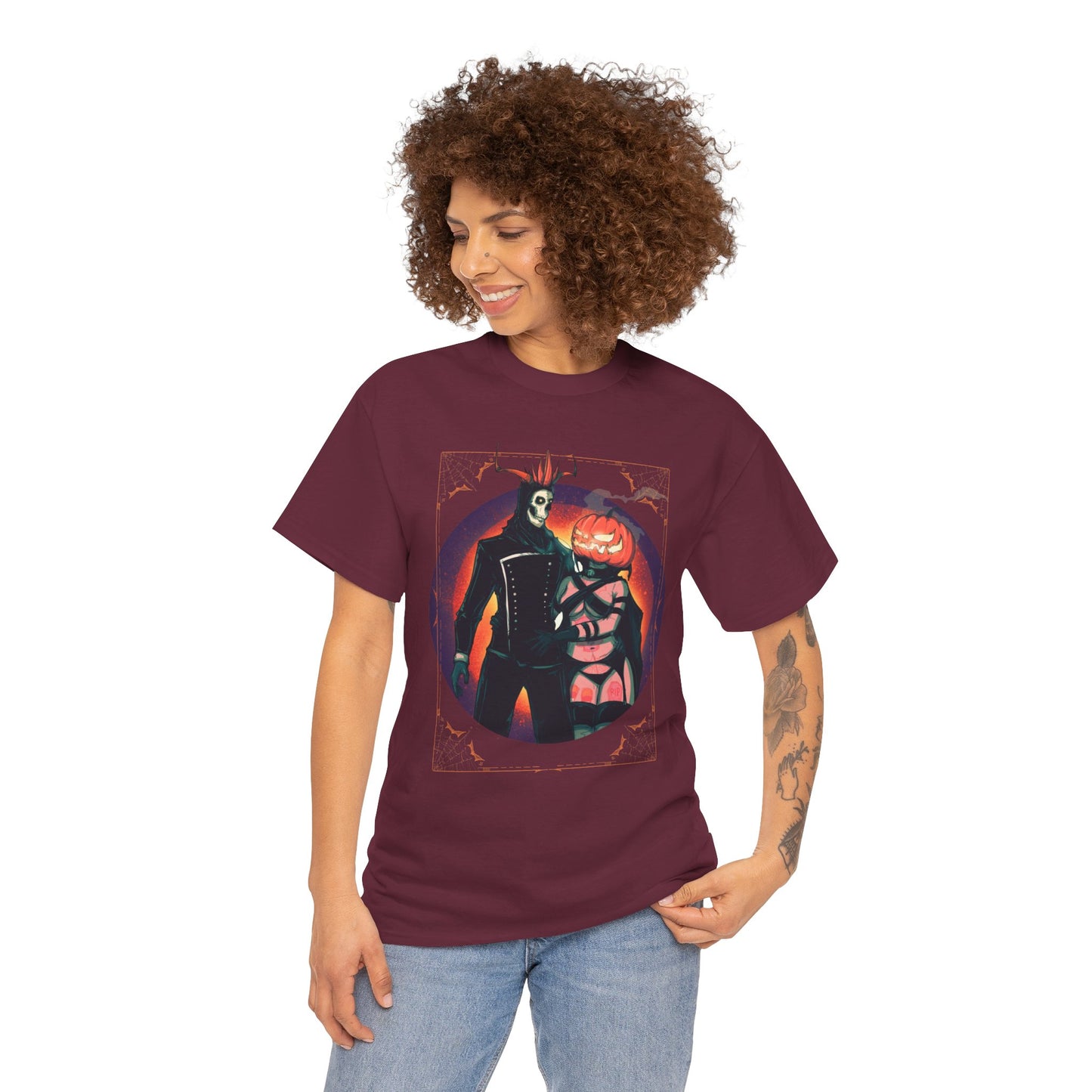 Pumpkin King & Queen Unisex Heavy Cotton Tee