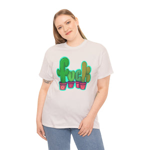 Rude Succulents Unisex Heavy Cotton Tee