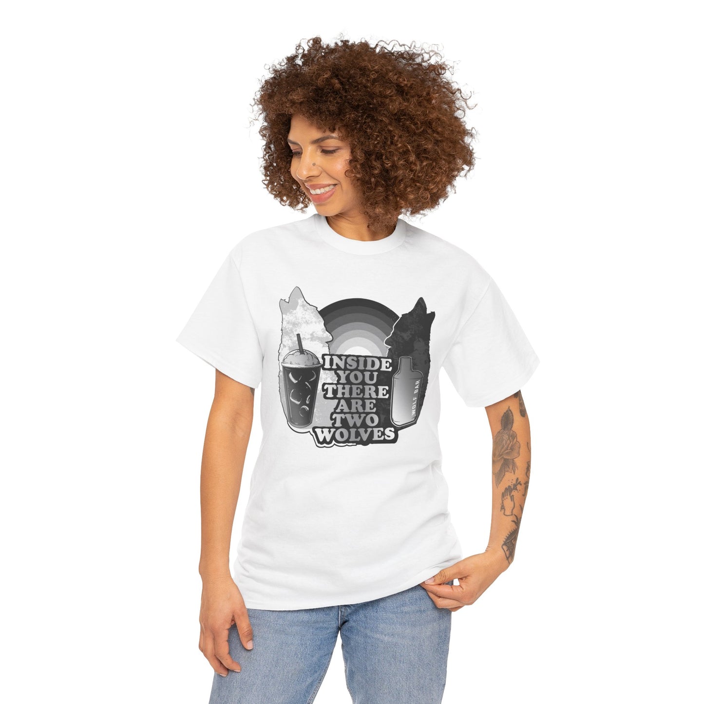 Two Wolves Unisex Heavy Cotton Tee