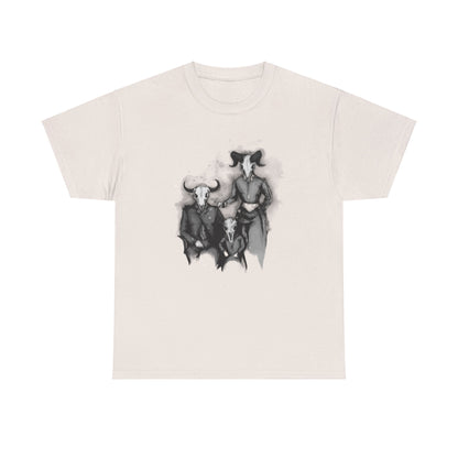 Family Portrait Unisex Heavy Cotton Tee