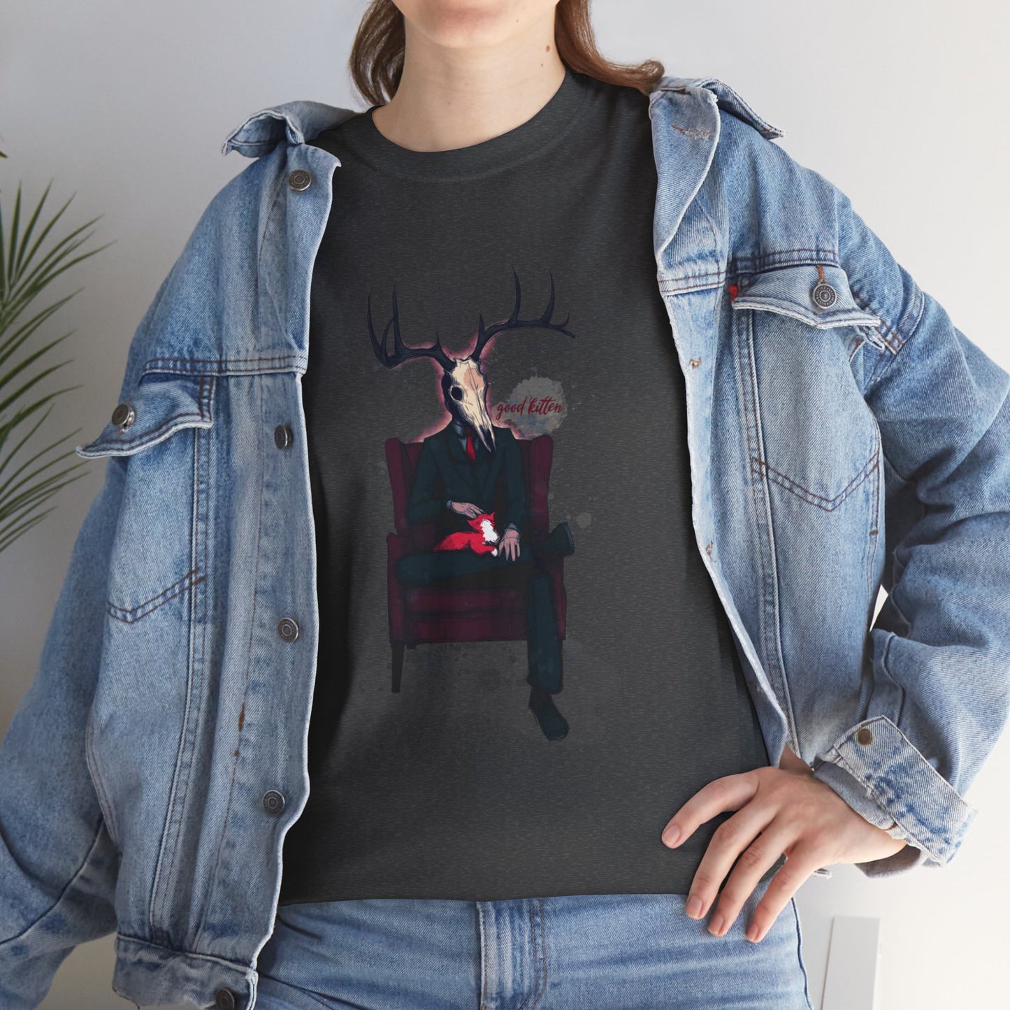 Deer Daddy Series 4: Kitten Unisex Heavy Cotton Tee