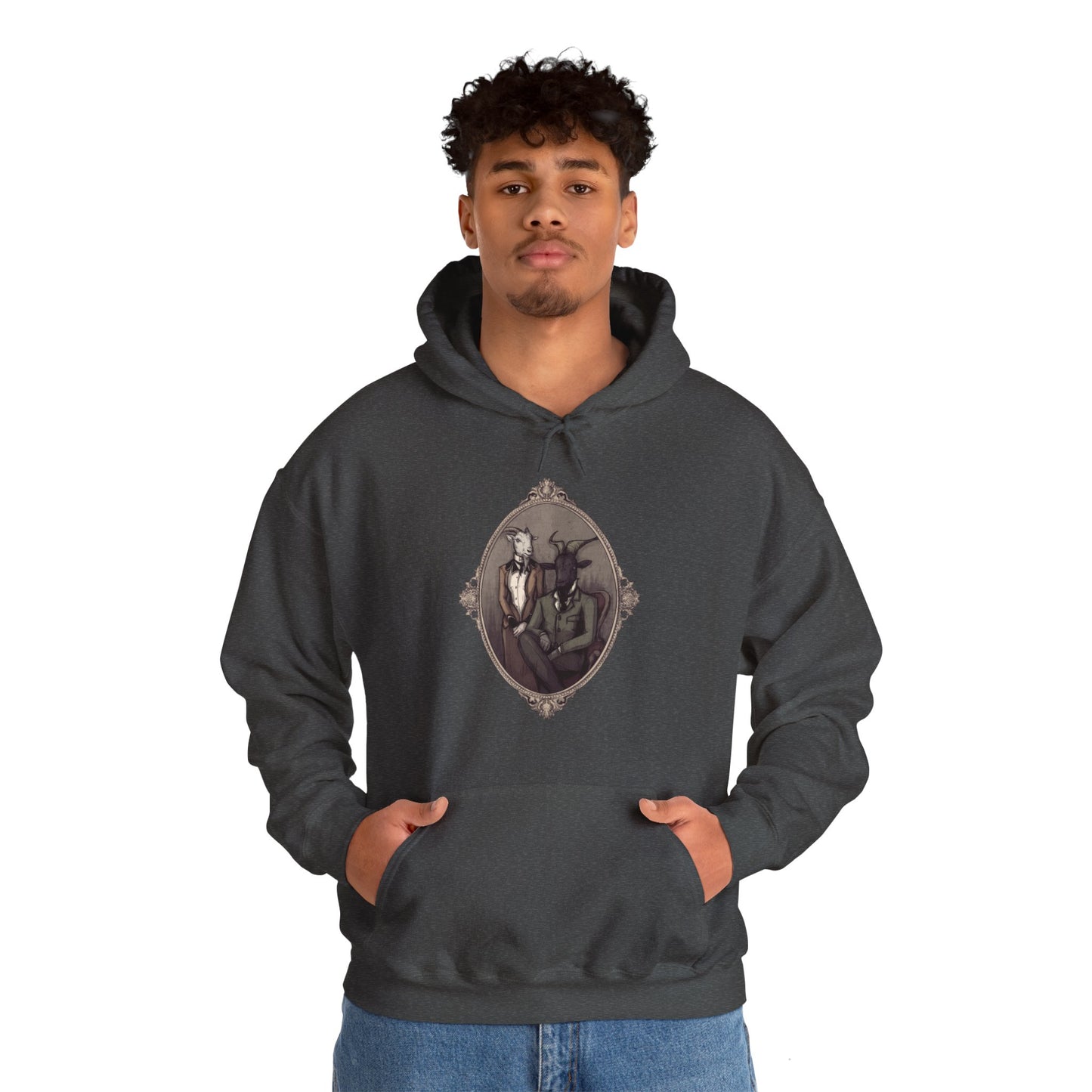 Victorian Horror Unisex Heavy Blend Hooded Sweatshirt