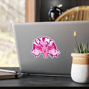 Try Me Uterus Kiss-Cut Vinyl Decal