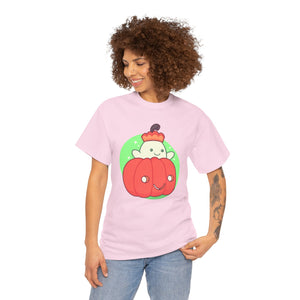 Pumpkin Ghost Unisex Heavy Cotton Tee