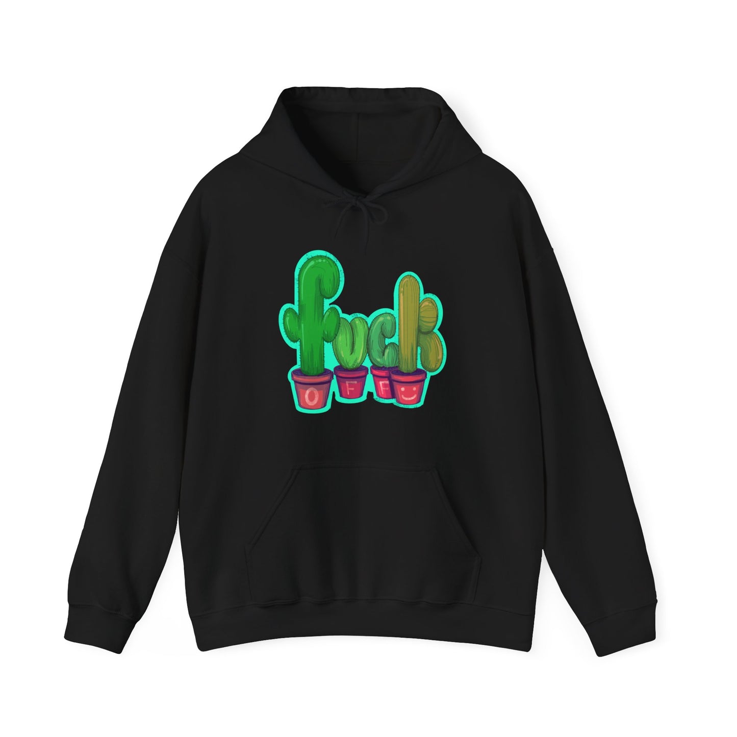 Rude Succulents Unisex Heavy Blend Hooded Sweatshirt