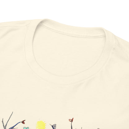 Tree Deer Unisex Heavy Cotton Tee