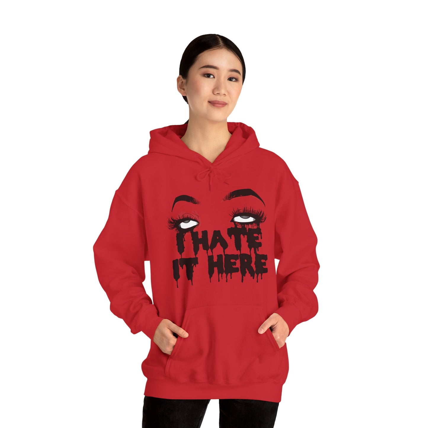 I Hate It Here Unisex Heavy Blend Hooded Sweatshirt