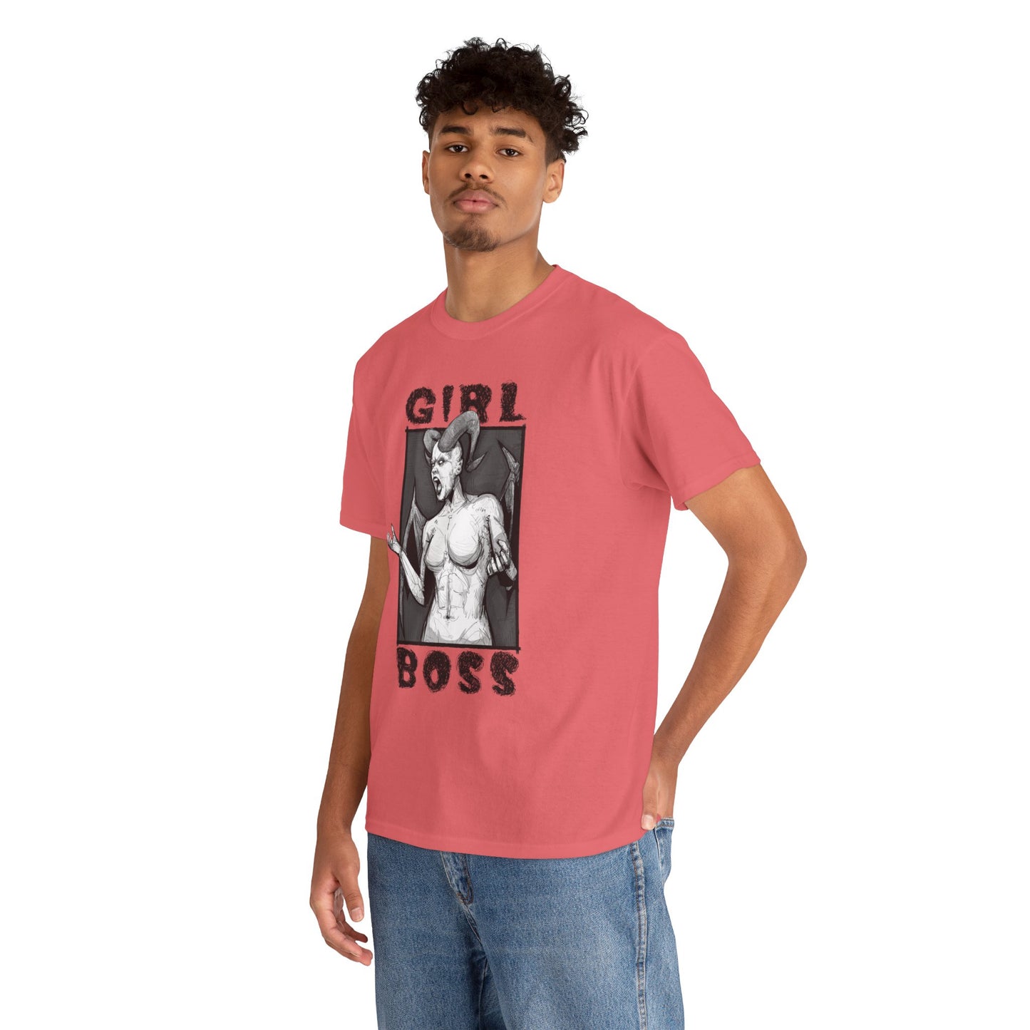 Girl Boss Unisex Heavy Cotton Tee