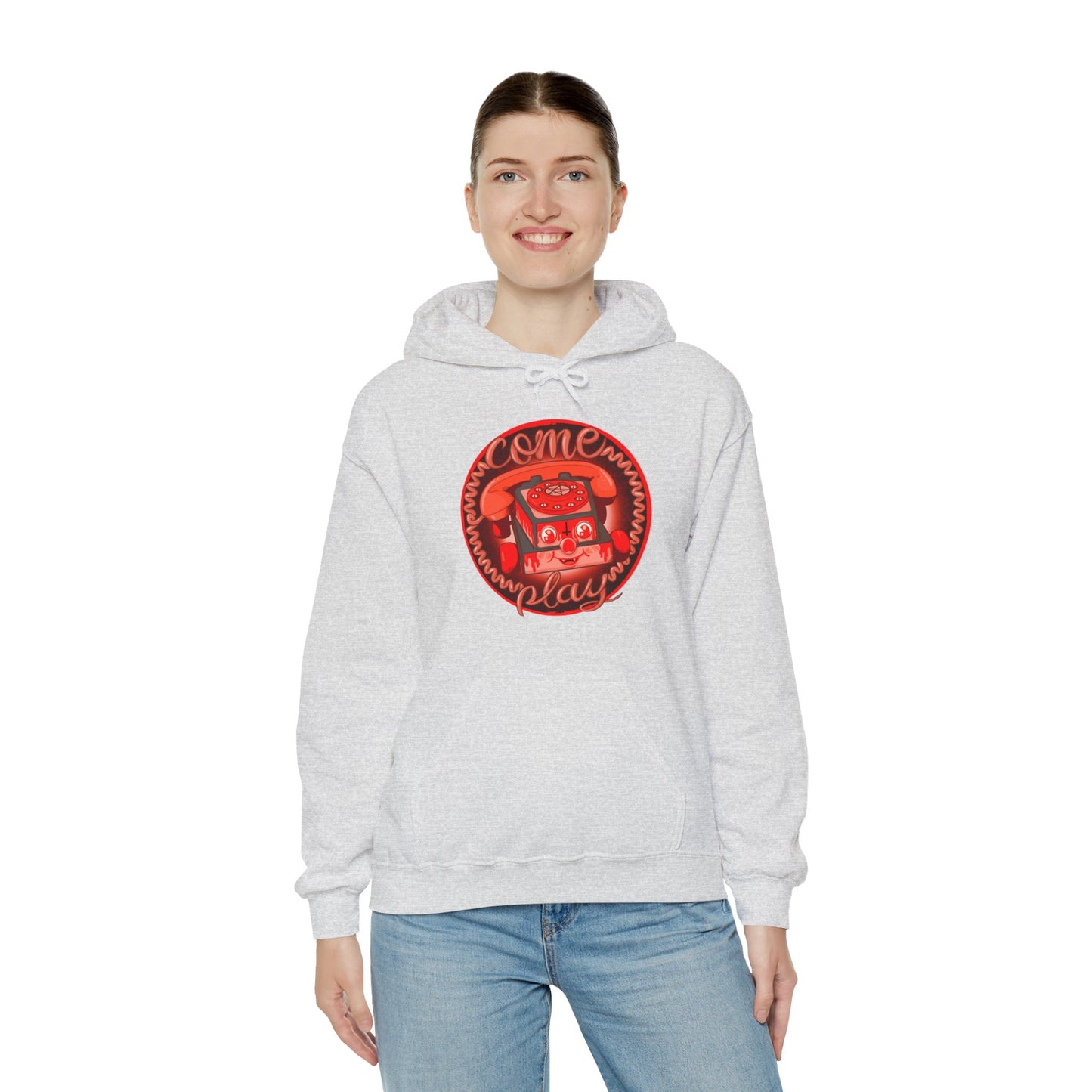 Ring Ring Unisex Heavy Blend Hooded Sweatshirt