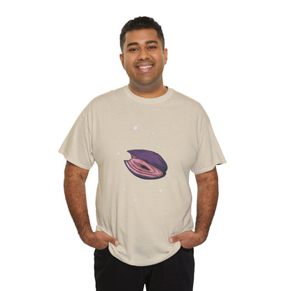 Pink Clam Unisex Heavy Cotton Tee