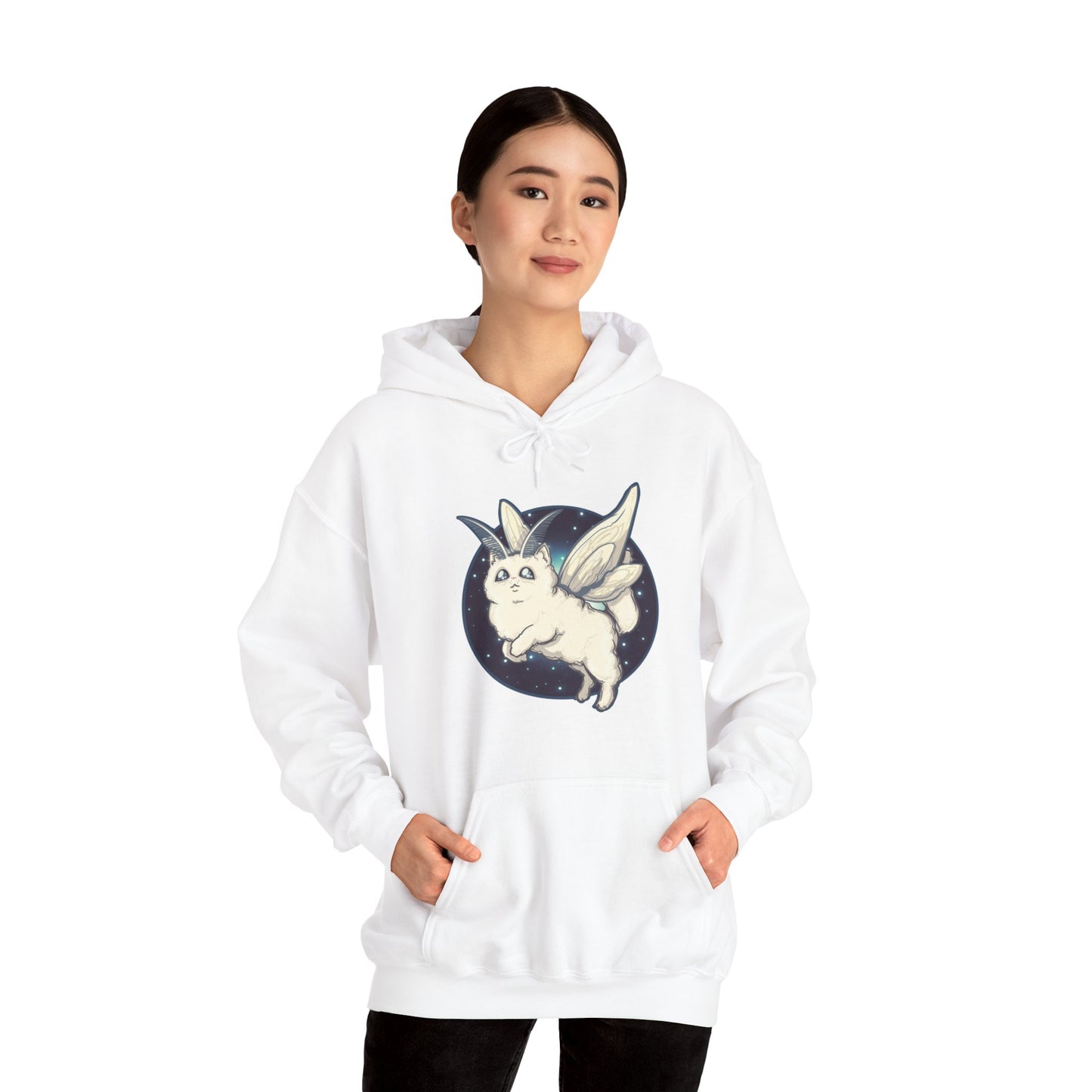 Kitty Moth Unisex Heavy Blend Hooded Sweatshirt