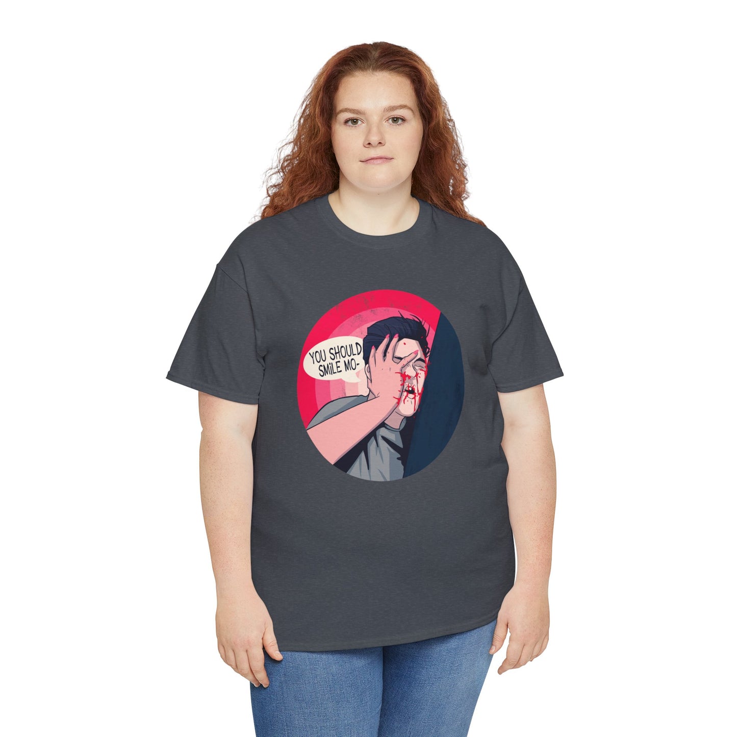 Smile Unisex Heavy Cotton Tee