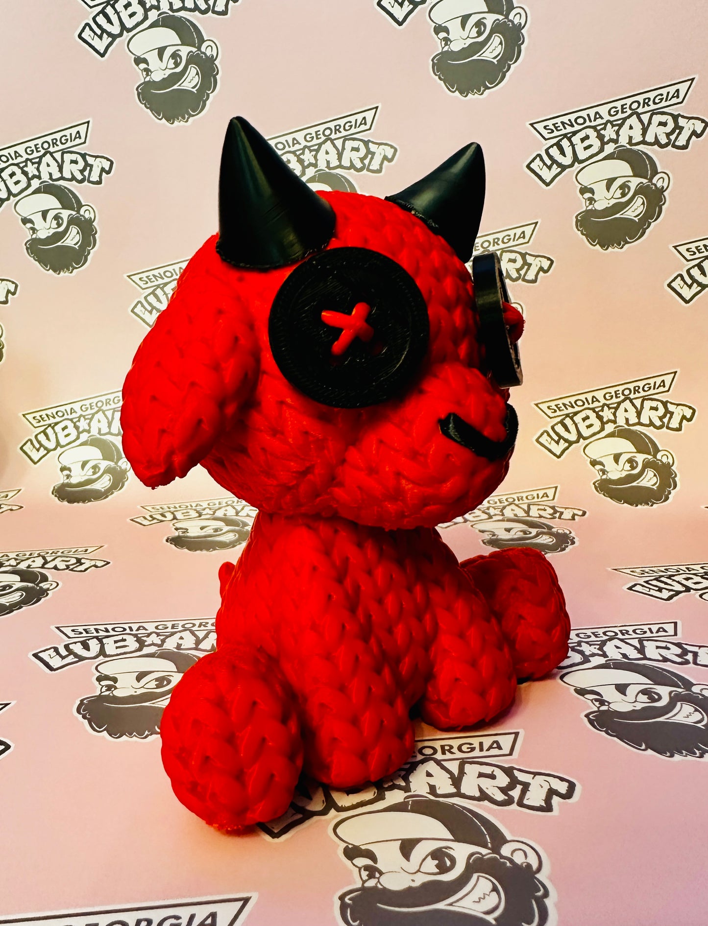 Knit Baby Goat 3D Printed Figure