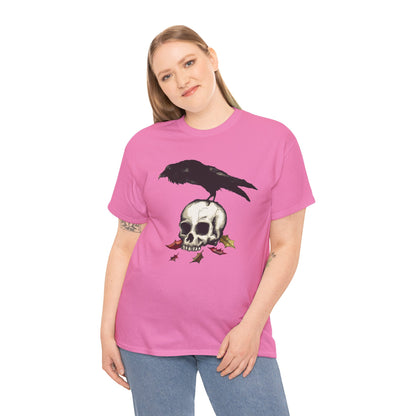 Crow Skull Unisex Heavy Cotton Tee