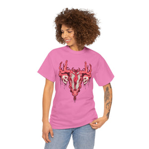 Uterus From Hell Unisex Heavy Cotton Tee