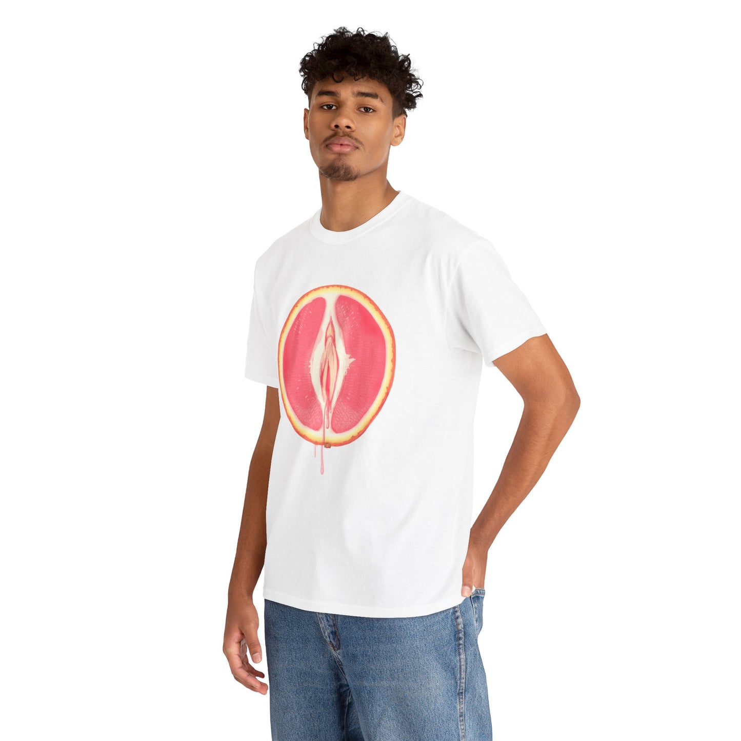 Grapefruit Unisex Heavy Cotton Tee