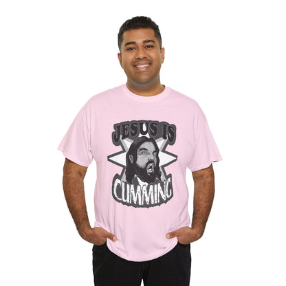 Jesus Is Cumming Unisex Heavy Cotton Tee