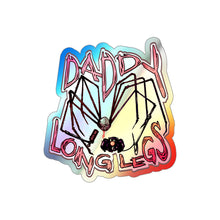 Daddy Long Legs Holographic Die-cut Stickers