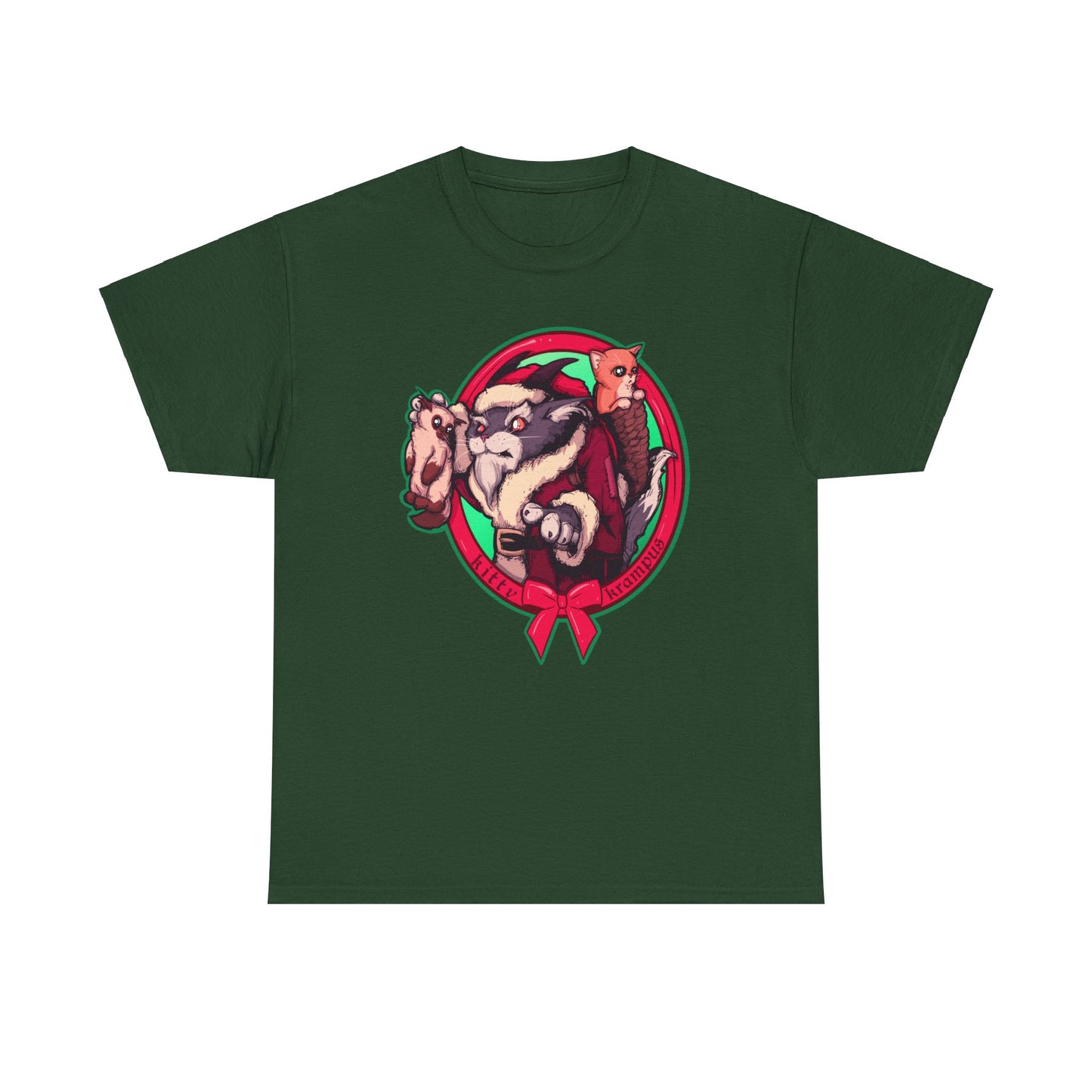 Kitty Krampus Unisex Heavy Cotton Tee