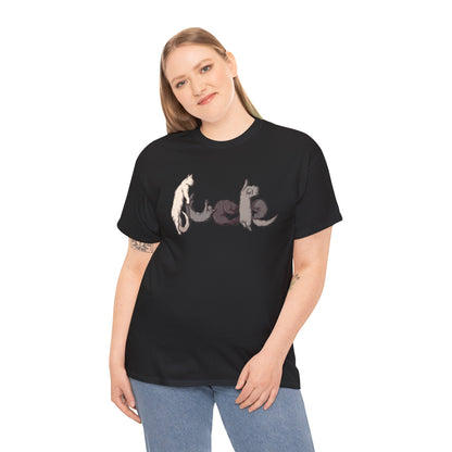 Sleeping Cats Unisex Heavy Cotton Tee