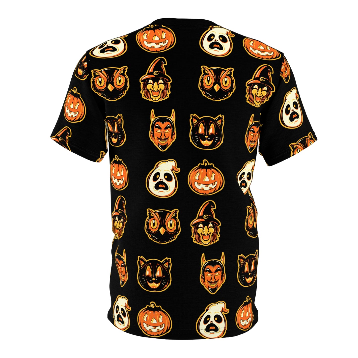 Vintage Halloween Unisex Cut & Sew Tee (AOP)