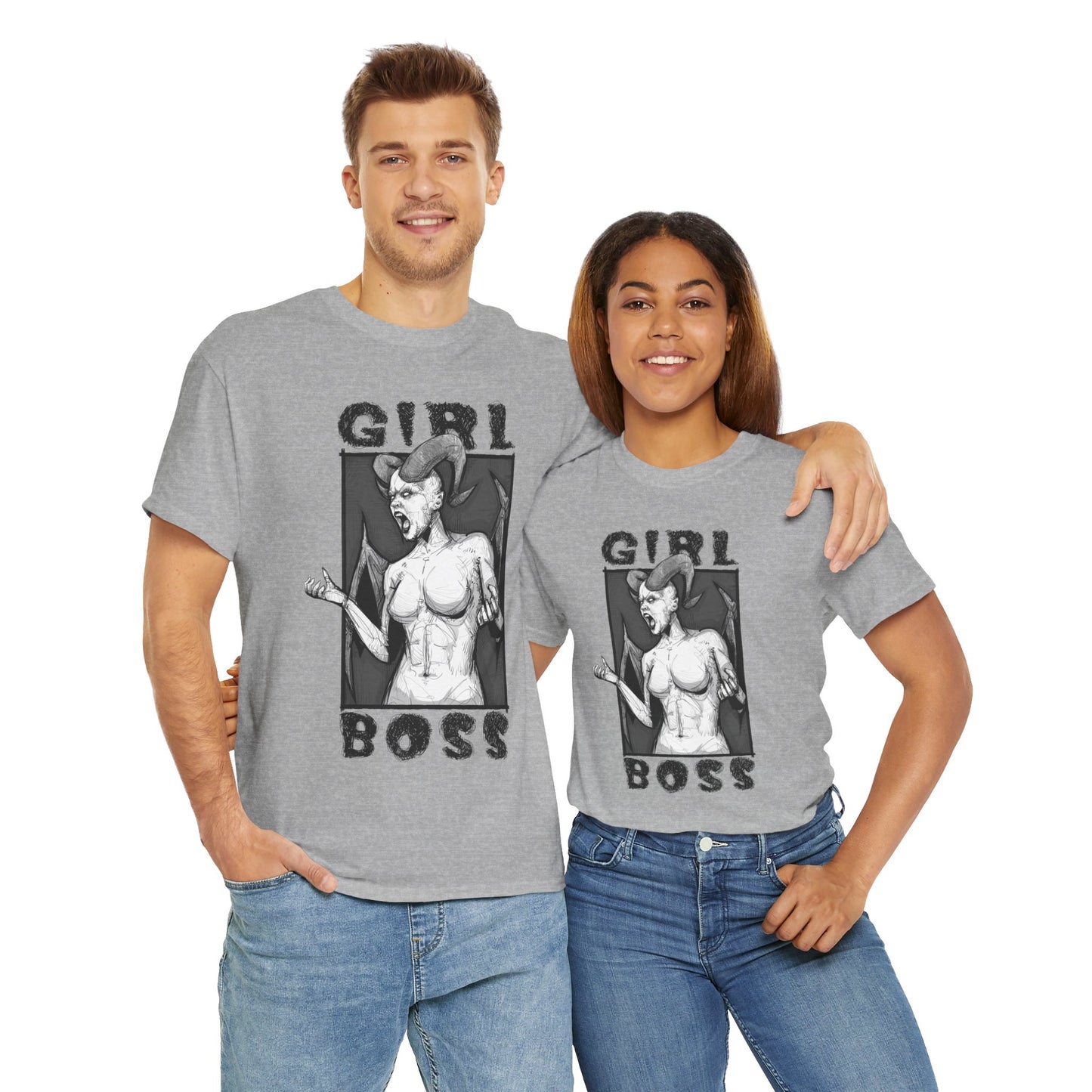 Girl Boss Unisex Heavy Cotton Tee