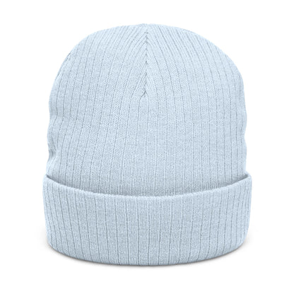 LVB 26 Logo Ribbed Knit Beanie Embroidered