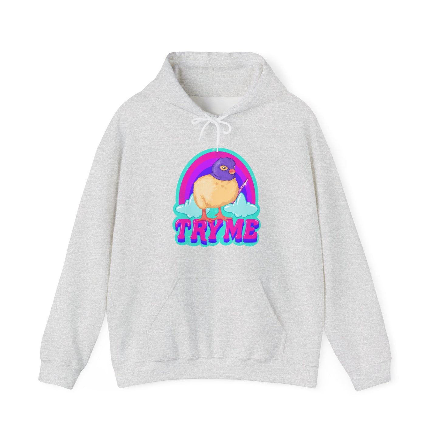 Try Me Unisex Heavy Blend Hooded Sweatshirt