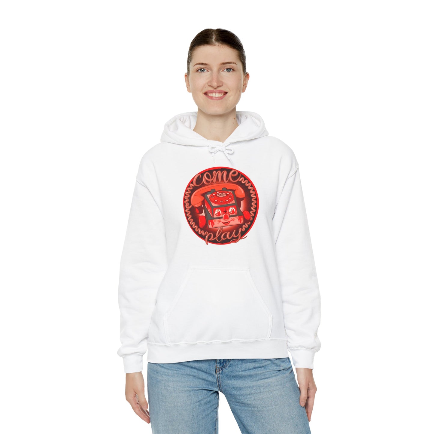 Ring Ring Unisex Heavy Blend Hooded Sweatshirt