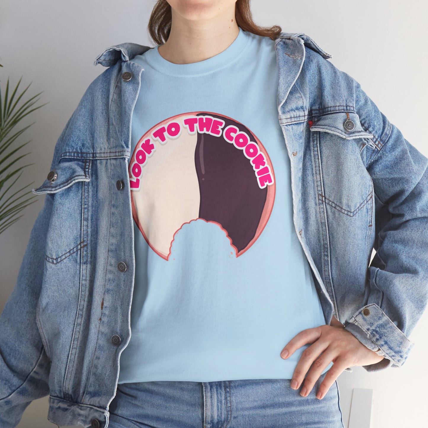 Black & White Cookie Unisex Heavy Cotton Tee