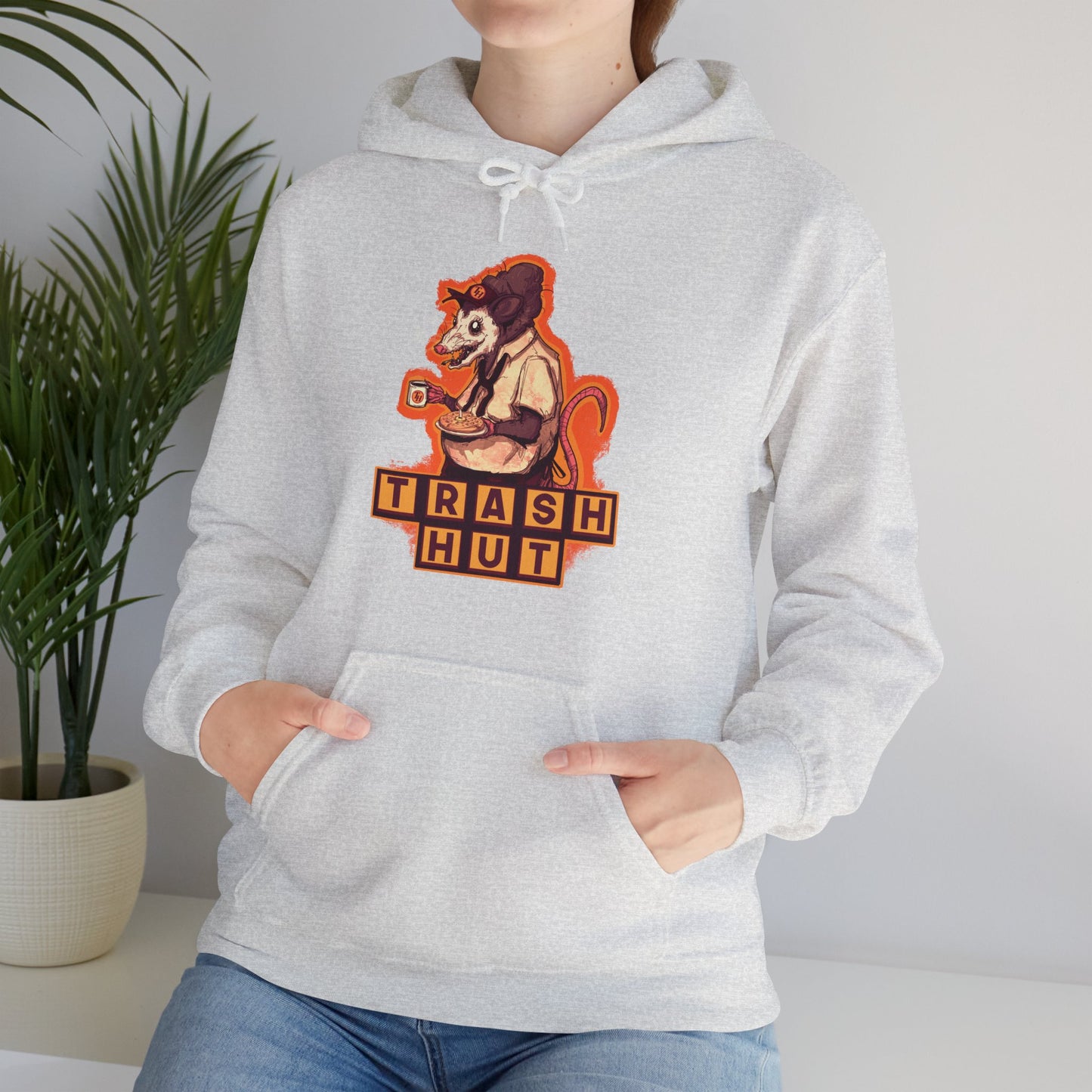 Trash Hut Unisex Heavy Blend Hooded Sweatshirt