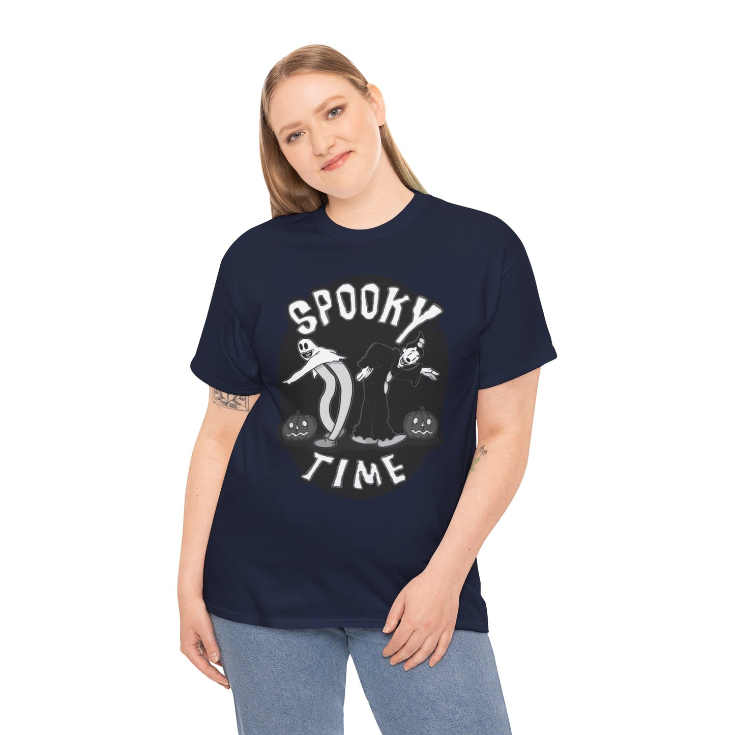 Spooky Time Unisex Heavy Cotton Tee