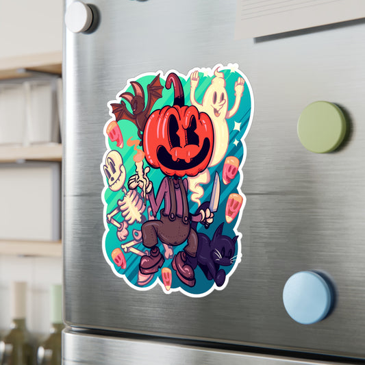 Rubber Hose Halloween Kiss-Cut Vinyl Decal