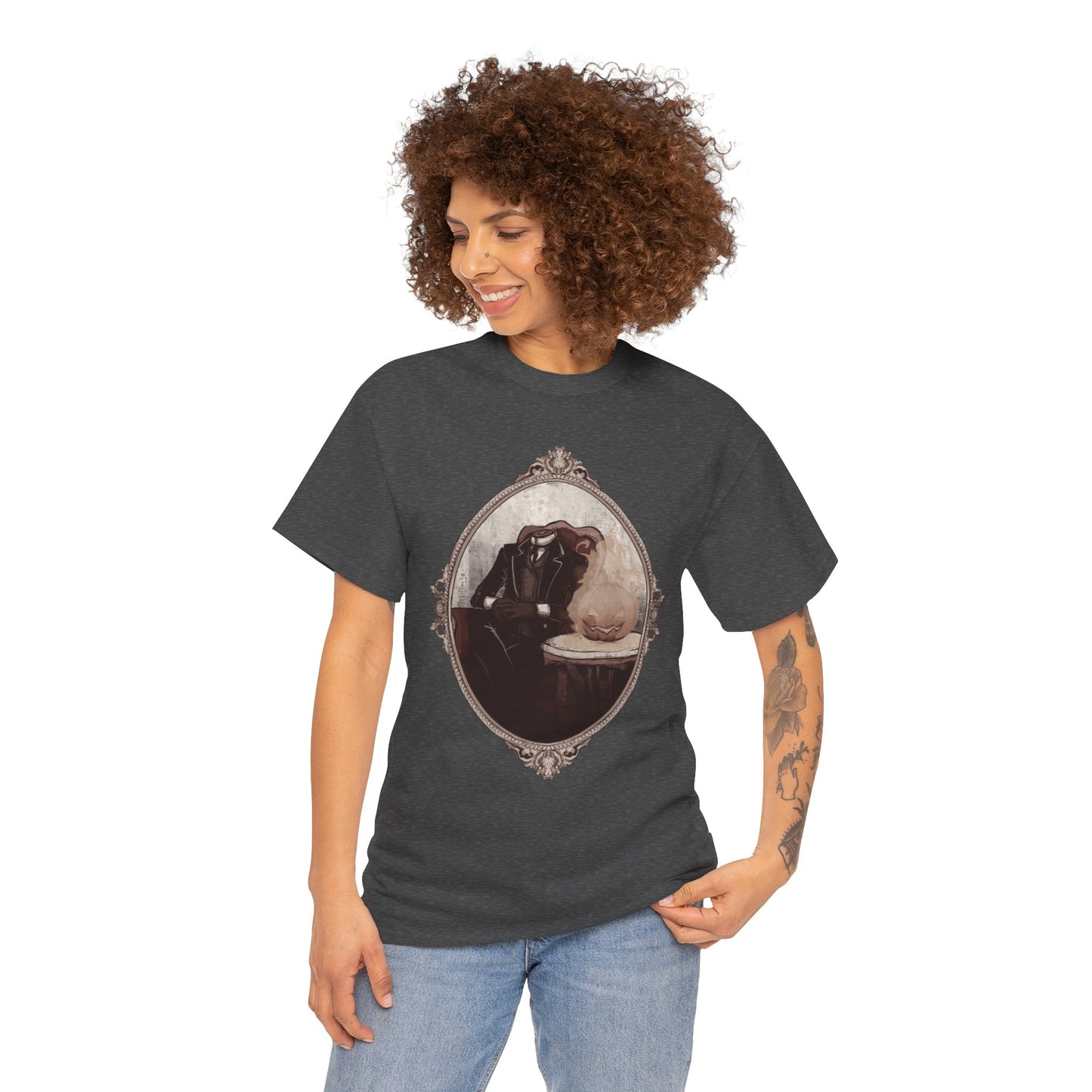 Victorian Headless Horseman Unisex Heavy Cotton Tee