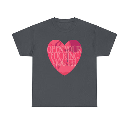 Open Your Mouth Unisex Heavy Cotton Tee