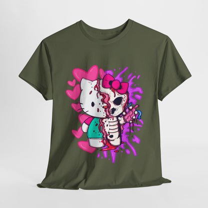 Zombie Kitty Unisex Heavy Cotton Patreon Tee