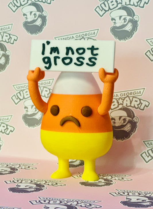 Sad Candy Corn 3D Print Figure