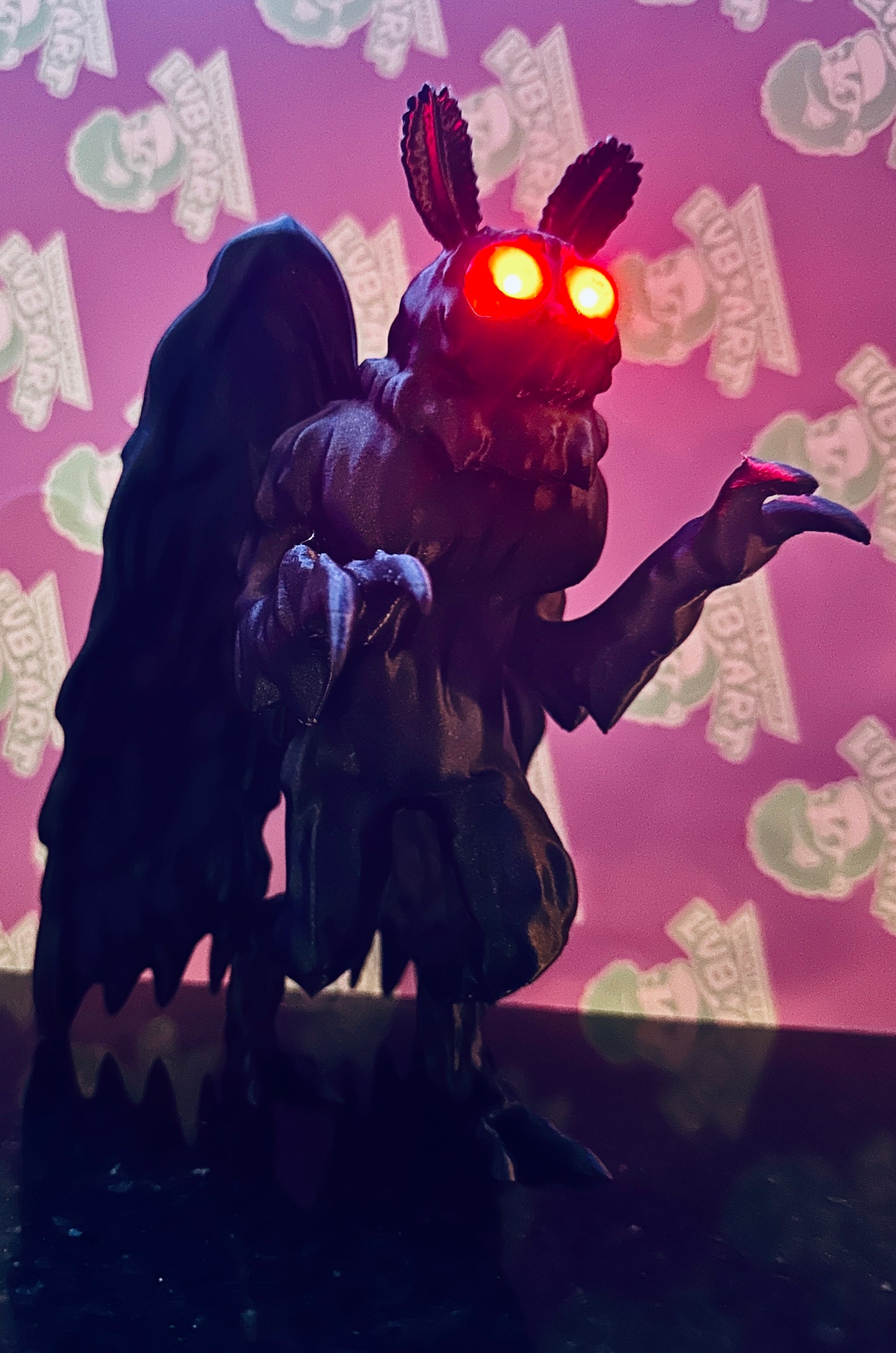 Terrifying Mothman 3D Print Statue