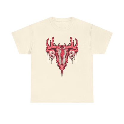 Uterus From Hell Unisex Heavy Cotton Tee