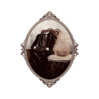 Victorian Headless Horseman Kiss-Cut Vinyl Decal