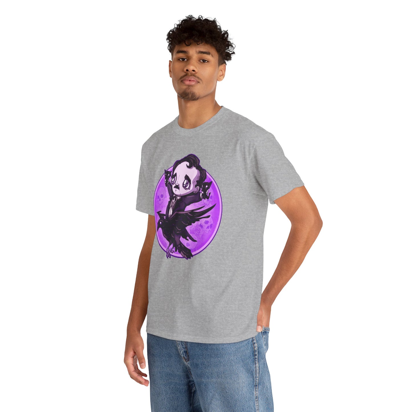 Poe Is Coming Unisex Heavy Cotton Tee
