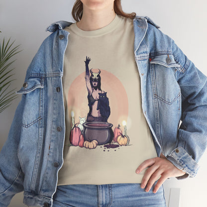 Coffee Witch Unisex Heavy Cotton Tee